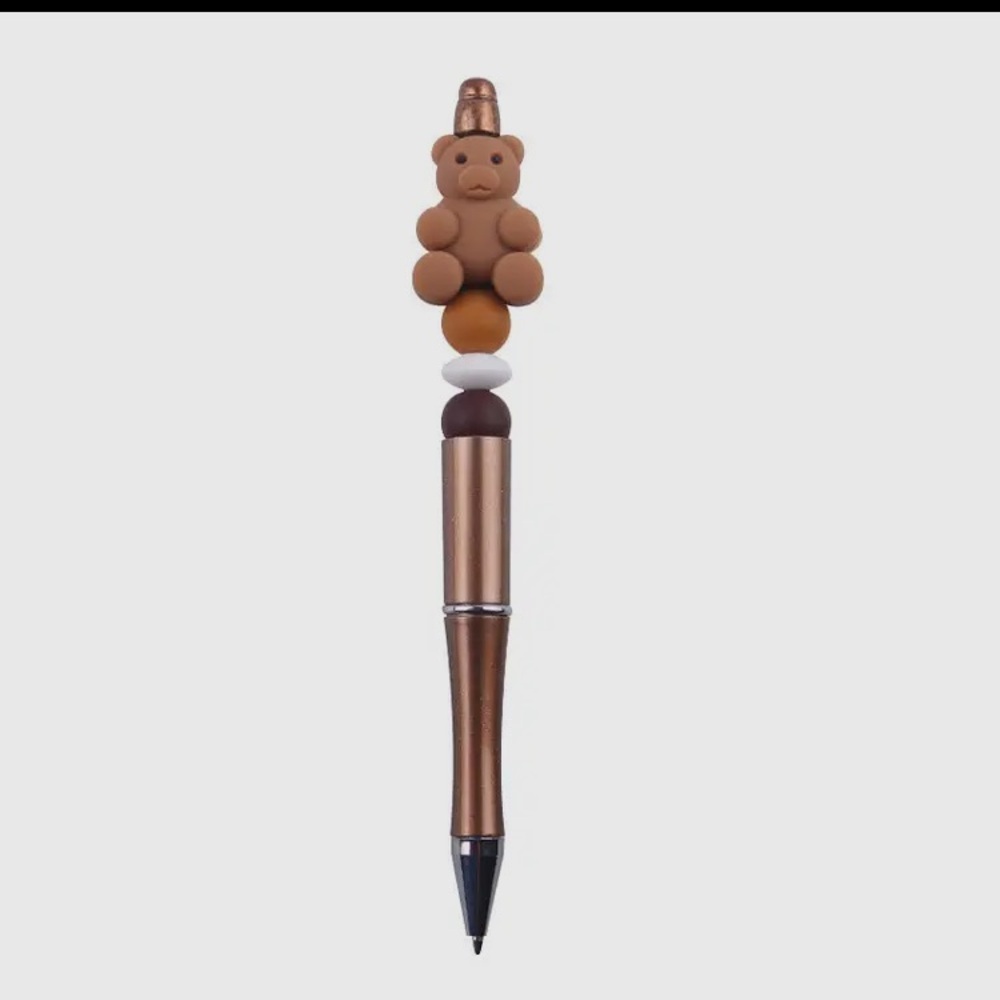 Silicone teddy pen